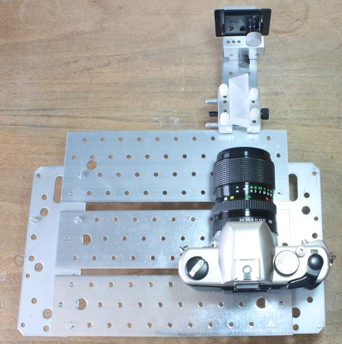 Modularspektrograph aus Eisenblechen mit Geradsichtprisma